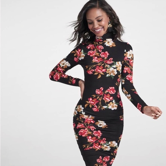 Dresses & Skirts - Long Sleeve Ruched Dress